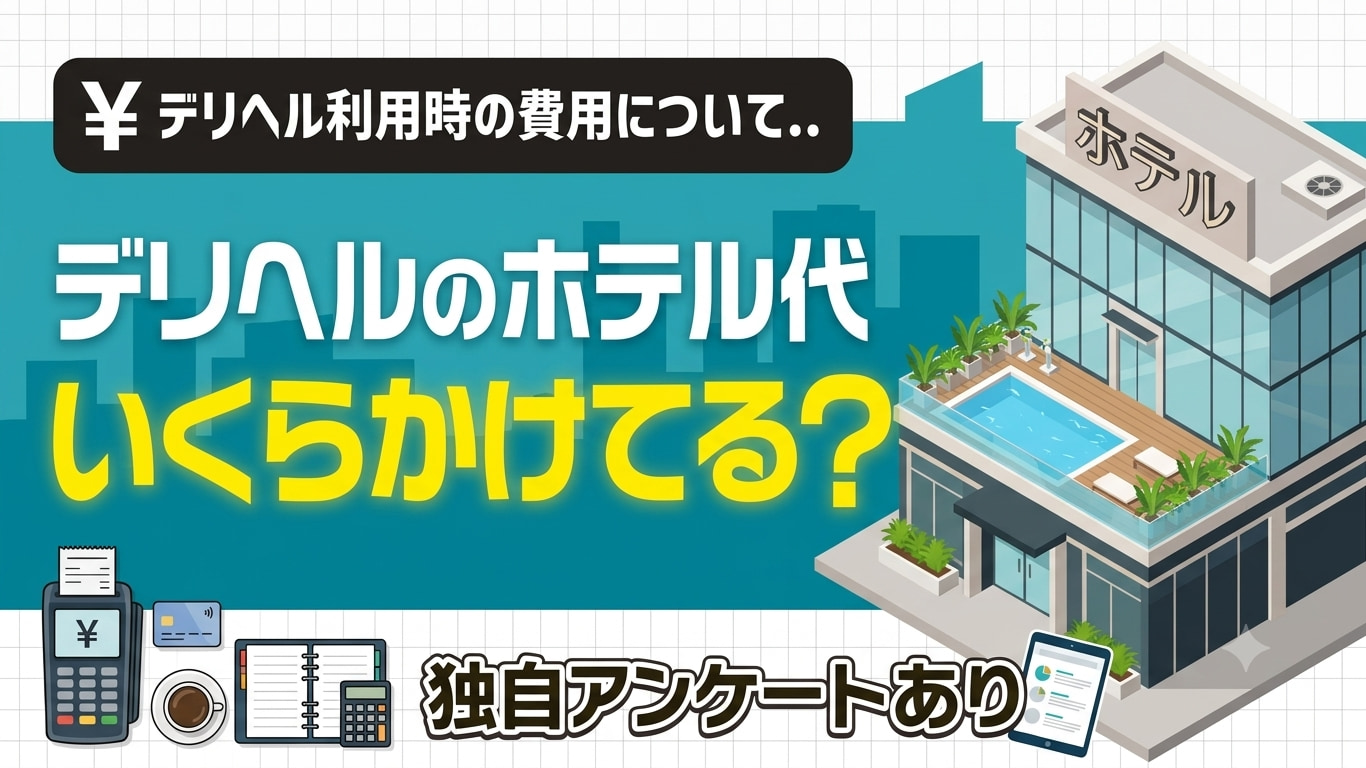 デリヘルのホテル代っていくらかけてる？独自アンケートあり｜デリヘルおすすめ人気店情報